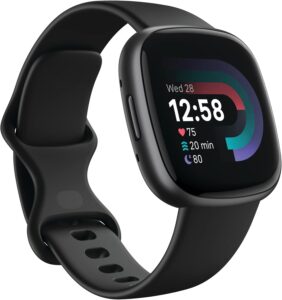 fitbit versa 4 fitness smartwatch with daily readiness, gps, 24/7 heart rate,